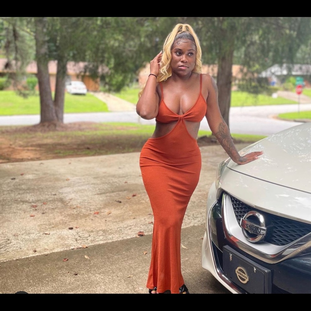 Burnt Orange Sun Dress